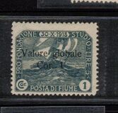 [No. 49-60 Overprinted "Valore globale" in 2 Types. Type I: 1919, Thin Overprint. Type II: 1920, Thick Overprint, тып AO6]