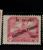 [New Daily Stamps from 1919 Overprinted "24-IV-1921 - Costituente Fiumana - 1922", type AY1]