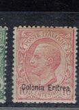 [King Victor Emmanuel III of Italy - Italian Postage Stamps Overprinted "Colonia Eritrea", 类型 H1]