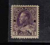 [King George V in Admiral Uniform - New Colors and Values, ประเภท AD12]