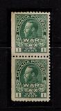 [King George V in Admiral Uniform Overprinted "War Tax", type AL]