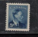 [King George VI - Inscription: "POSTES POSTAGE", タイプ EN]