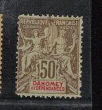 [Navigation and Commerce - Inscription: "DAHOMEY ET DÉPENDANCES", type A4]