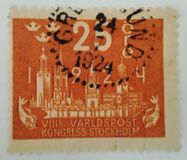 [The World Postal Congress, type AB4]