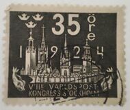 [The World Postal Congress, type AB6]