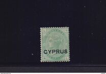 [English Postage Stamps Overprinted "CYPRUS", type A5]