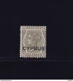 [English Postage Stamps Overprinted "CYPRUS", type A4]
