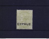 [English Postage Stamps Overprinted "CYPRUS", type A3]