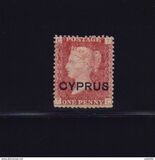 [English Postage Stamps Overprinted "CYPRUS", type A1]