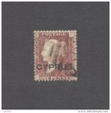 [English Postage Stamps Overprinted "CYPRUS", type A1]