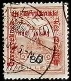 [Turul over Crown of Saint Stephen & King Franz Joseph - Stamps of 1913 Overprinted and Surcharged, प्रकार M10]