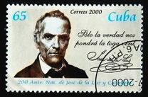 [The 200th Anniversary of the Birth of Jose de la Luz y Caballero, 1800-1862, type GHN]