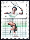 [Airmail - International Stamp Exhibition "CAPEX '87" - Toronto, Canada - Tennis Players, Tipe BWO]