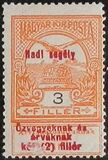 [Aid to Flood Victims Stamps of 1913 Overprinted "Hadi segély" and Surcharged - Military Aid for Widows and Orphans, प्रकार K2]