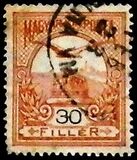 [Turul over Crown of Saint Stephen - New Watermark, type F40]