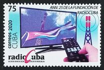 [The 25th Anniversary of the Founding of the Radiocommunication and Broadcasting Company of Cuba, тип JYI]