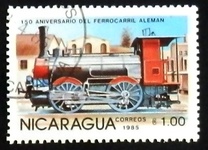 [The 100th Anniversary of Nicaraguan Railroads - The 150th Anniversary of German Railroads, type BOS]