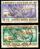 [Airmail - The 50th Anniversary of Mexican Aviation, type AKG1]