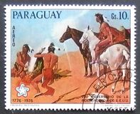 [Airmail - The 200th Anniversary of the Independence of the United States of America - Wild West Paintings, type BOM]