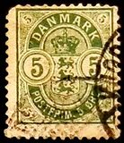 [Coat of Arms - Large Corner Numbers, tegund I]