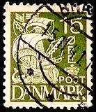 [Caravel - 1 Line of Fields Left of "D" in "DENMARK", type AT15]