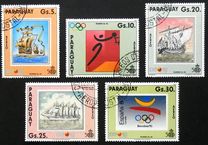 [Airmail - The 500th Anniversary of the Discovery of America - Olympic Games - Barcelona, Spain - World Exhibition "EXPO '91" - Sevilla, Spain, տեսակ DVP]