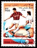 [Mondiali di calcio 1998 - Francia - Secondo l'UPU, il governo dell'Afghanistan dopo il 2001 ha dichiarato che tutti i francobolli con il nome Afghan Post, prodotti durante l'era del dominio talebano, erano non autorizzati e illegali, Scrivi AMF]