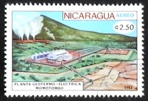 [Airmail - Geothermal Power Plant "Momotombo", type BGT]
