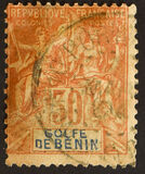 [Allegory Stamps - Inscription "GOLFE DE BENIN", type C8]