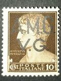 [Italian Postage Stamps Overprinted "A.M.G.V.G." - Allied Military Governemnt Venezia Guilia, type A]