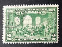 [The 60th Anniversary of the Founding of the Dominion of Canada, Inscription: "1867 Confederation 1927", type AS]