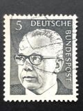 [Serie básica. Gustav Heinemann, 1899 - 1976. Tercer presidente., tipo QI]