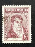 [Personajes. El sello 421 lleva la leyenda "Juan Martín Güemes" mientras que los 420, 422 y 423 llevan "Martín Güemes"., tipo EB]