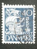 [Caravel - 1 Line of Fields Left of "D" in "DENMARK", 类型 AT19]