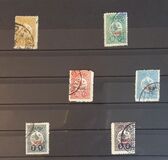 [Newspaper Stamps - No.170-174 & 176 Overprinted, type AF]