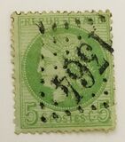 [Ceres - Lines or Dashes on Neck. Coloured Paper. No.50-52: Thin Value Numbers, Tip I3]