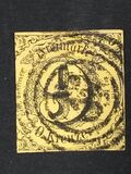 [Value Stamps - Black Print on Colored Paper, type B3]