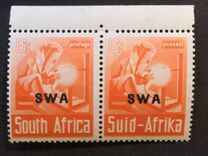 [South Africa Postage Stamps Overprinted "SWA", 유형 BA10]