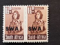 [South Africa Postage Stamps Overprinted "SWA", Scrivi BB10]