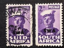 [South Africa Postage Stamps Overprinted "SWA", Scrivi BB13]