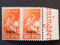 [South Africa Postage Stamps Overprinted "SWA", Scrivi BB18]