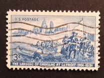 [The 250th Anniversary of The Landing of Cadillac, type RM]