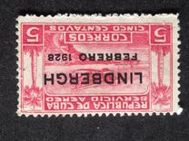 [Airmail - Lindbergh Commemoration, Not Issued Stamp Overprinted "LINDBERGH - FEBRERO 1928", type BE1]