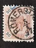 [Emperor Franz Josef I, 1830-1916 - Black Numerals on White Background, type P2]