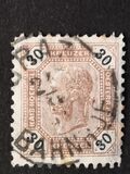 [Emperor Franz Josef I, 1830-1916 - Black Numerals on White Background, type P2]