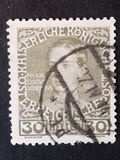 [The 60th Anniversary of the Reign of Emperor Franz Josef II. Normal Paper without Varnish Bars, 类型 AC2]