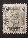[Austrian Postage Stamps No.74 & 77 Surcharged, type H]