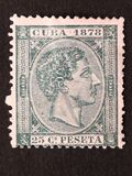 [Alfonso XII - "CUBA 1878", tipo E8]