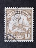 [The Kaiser's Ship "Hohenzollern" - Value in "Cent" & "Dollar", Tipe E]