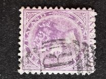 [Queen Victoria - Inscription "NEW ZEALAND POSTAGE" , Bluish paper, New Watermark, type C]